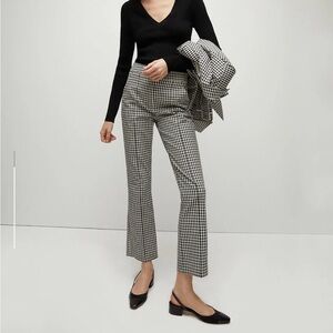NWT Veronica Beard Tani Gingham Pants